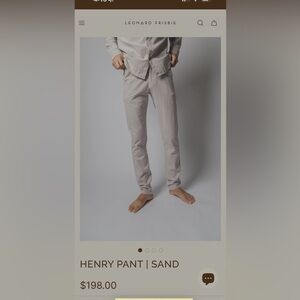 Leonard Frisbie Henry Linen Pants
